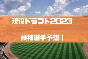 現役ドラフト2023