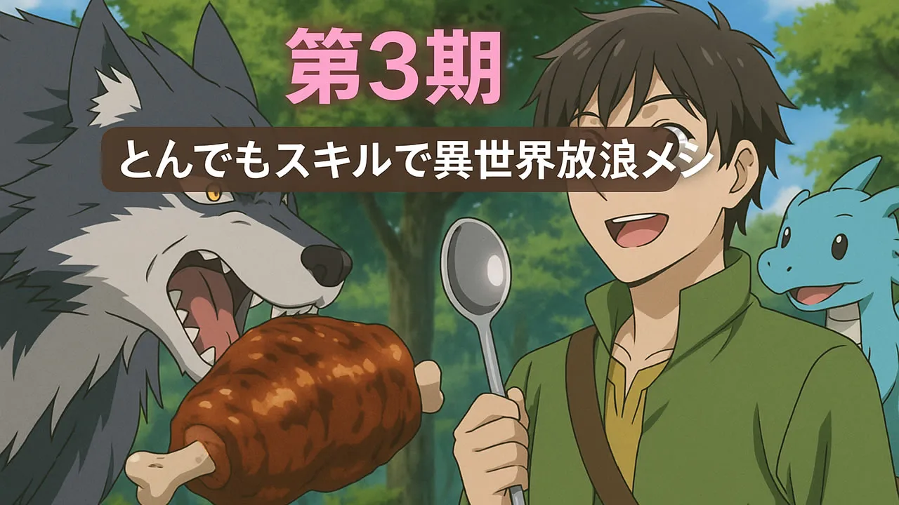 とんでもスキルで異世界放浪メシ3期いつ