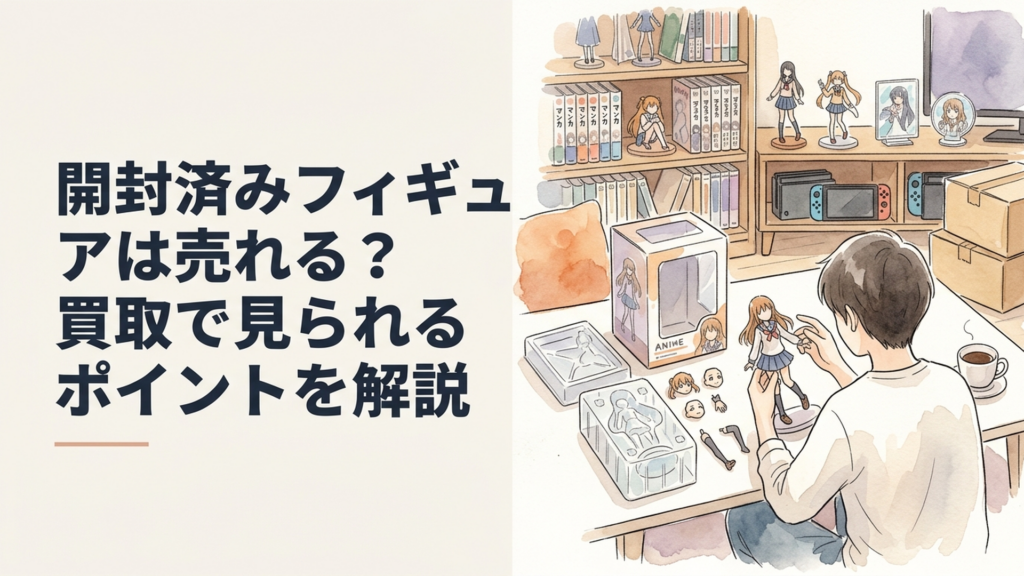 開封済みフィギュアは売れる？買取で見られるポイントを解説