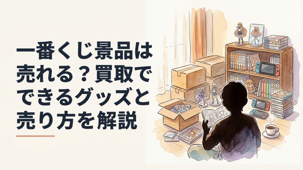 一番くじ景品は売れる?買取できるグッズと売り方を解説