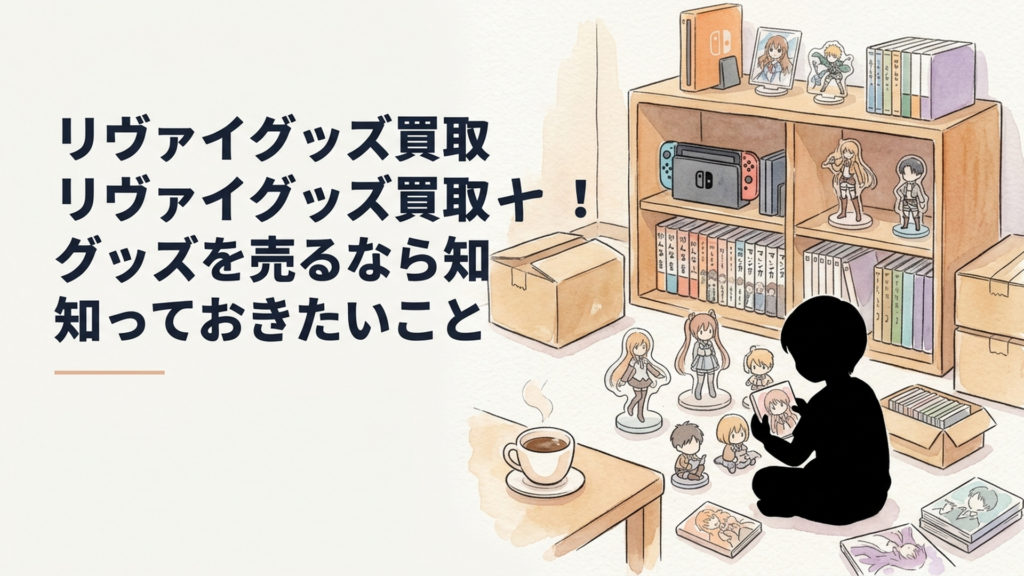 リヴァイグッズ買取ガイド！人気キャラグッズを売るなら知っておきたいこと