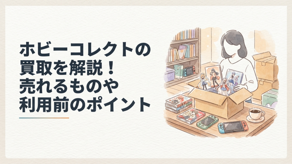 ホビーコレクトの買取を解説!売れるものや利用前のポイント