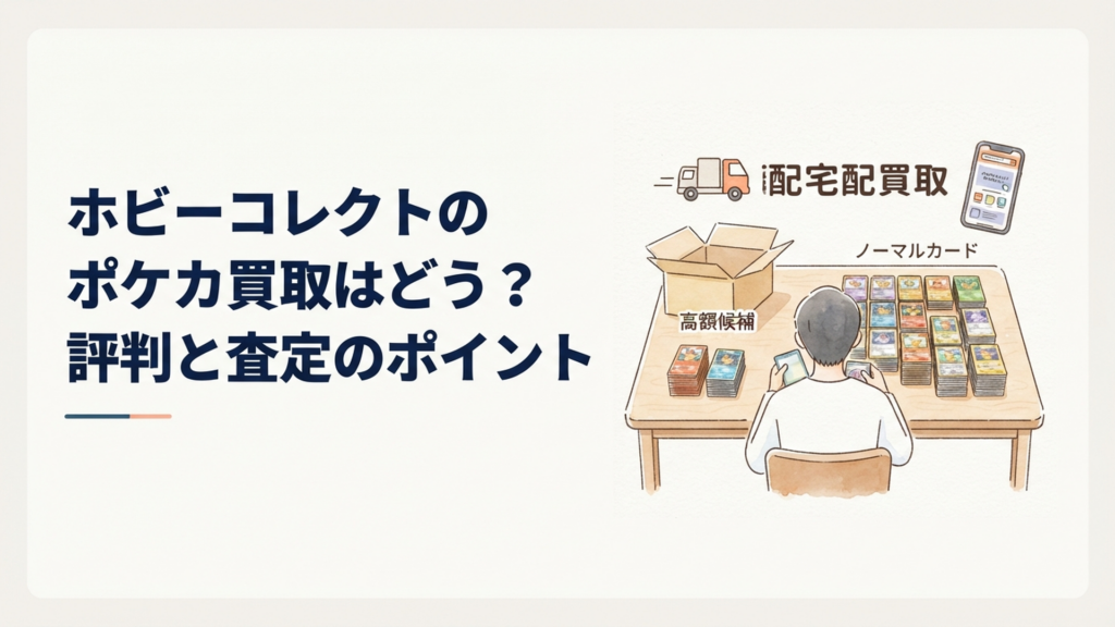 ホビーコレクトのポケカ買取はどう?評判と査定のポイント