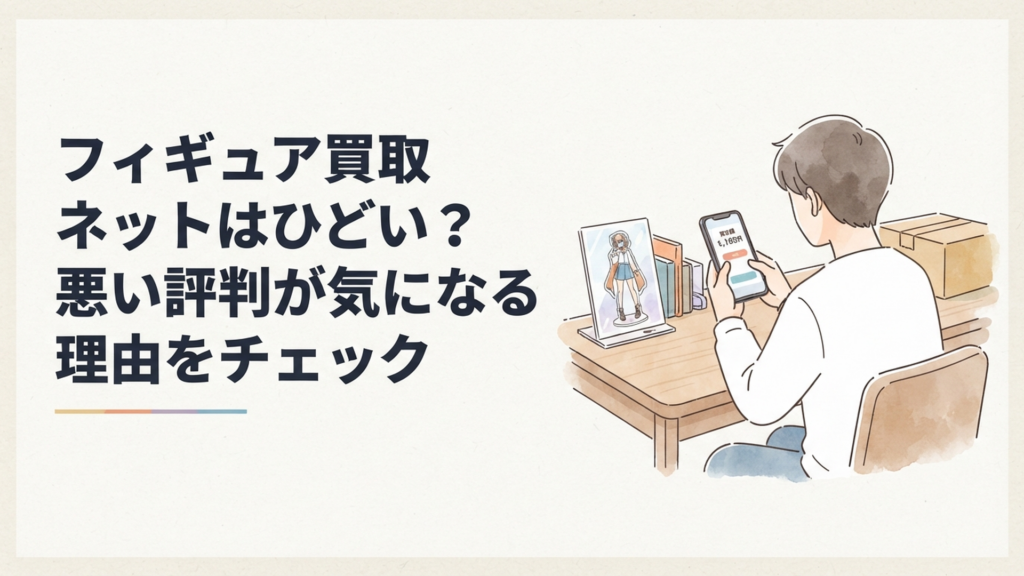 フィギュア買取ネットはひどい？悪い評判が気になる理由をチェック
