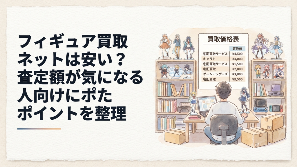 フィギュア買取ネットは安い?査定額が気になる人向けにポイントを整理